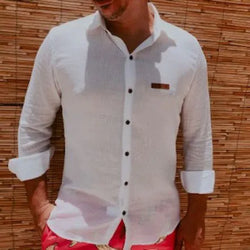 Camisa VK by VK Naturale Botão Manga Longa