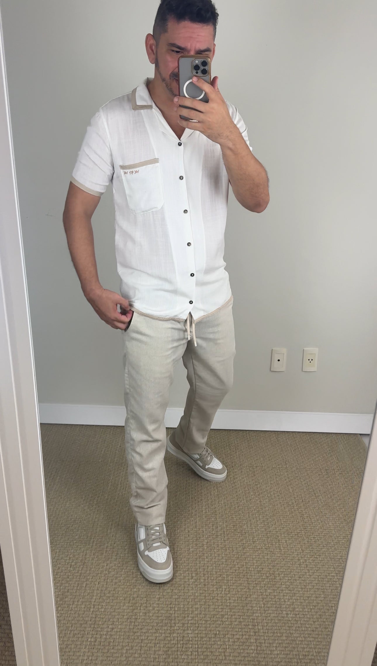 Camisa Manga Curta VK by VK Gola Cubana