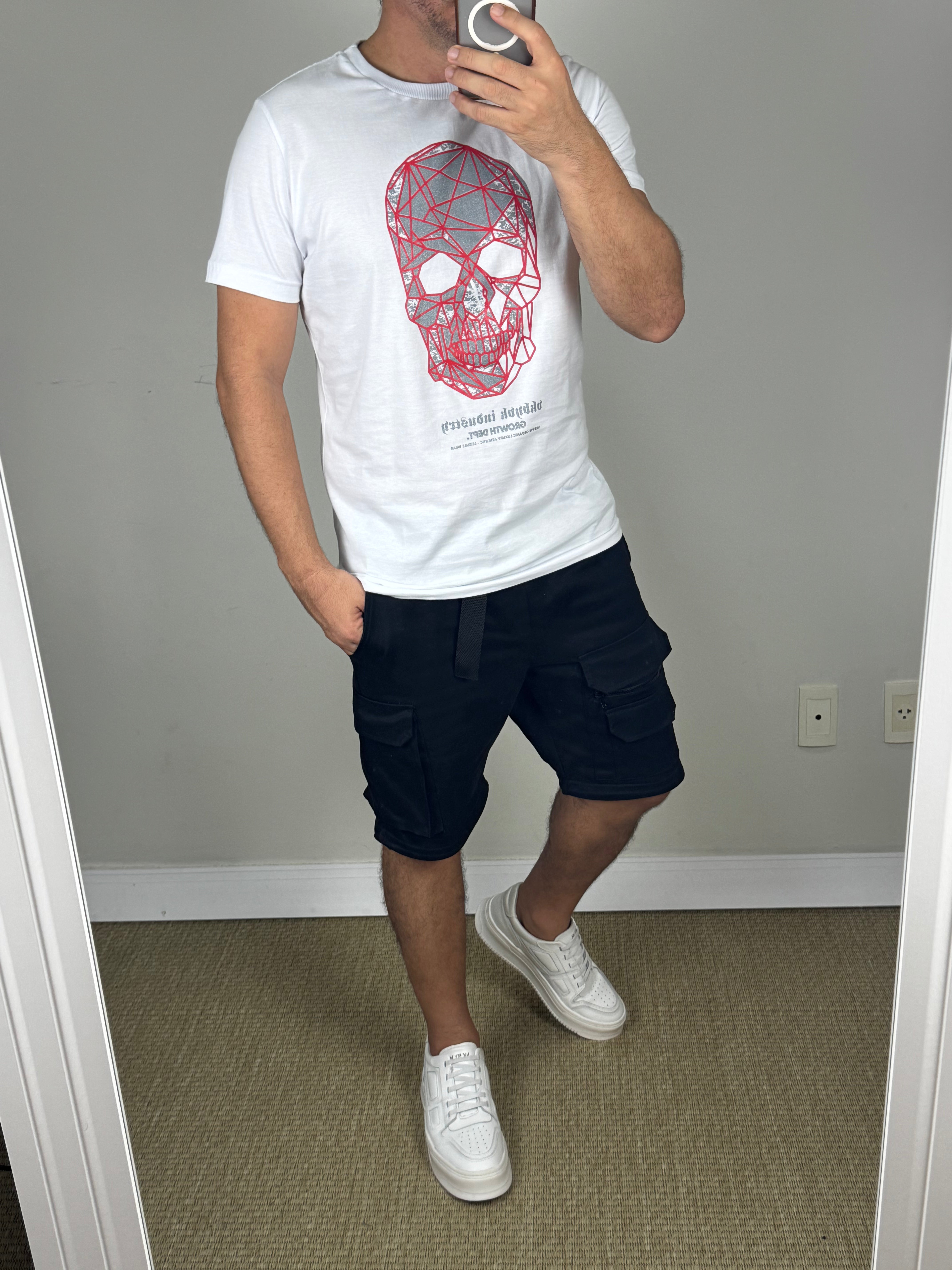 Camiseta VK by VK Skull Metallic Luxury