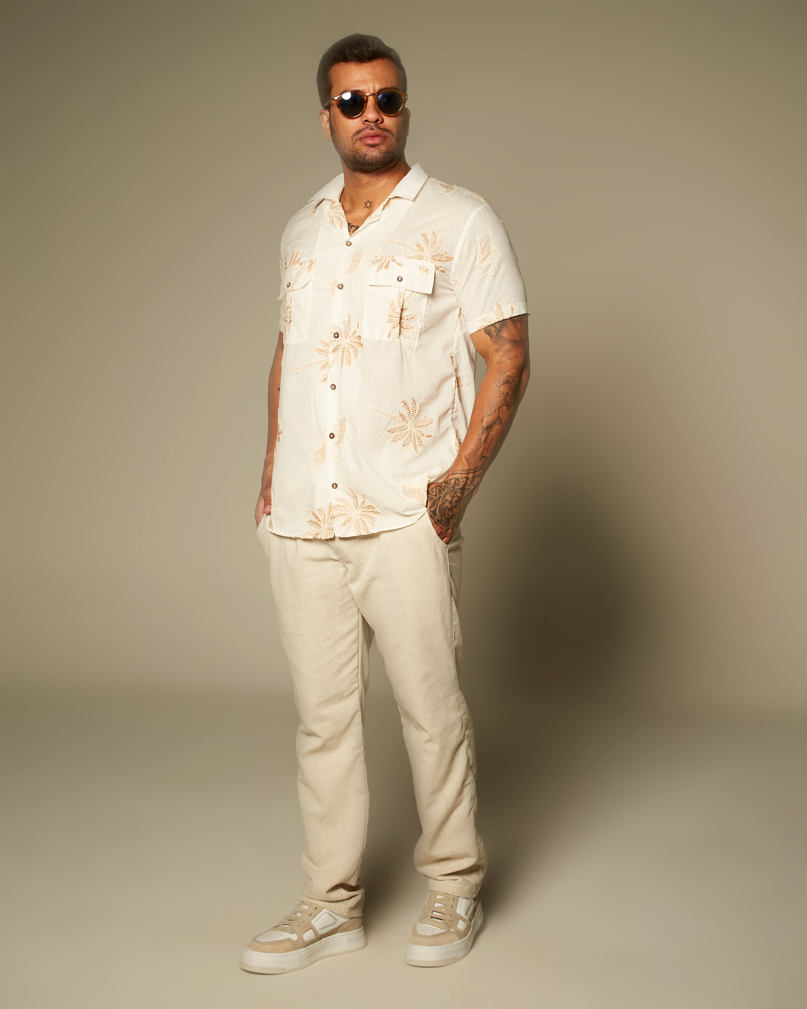 Camisa Manga Curta VK by VK Off Palms