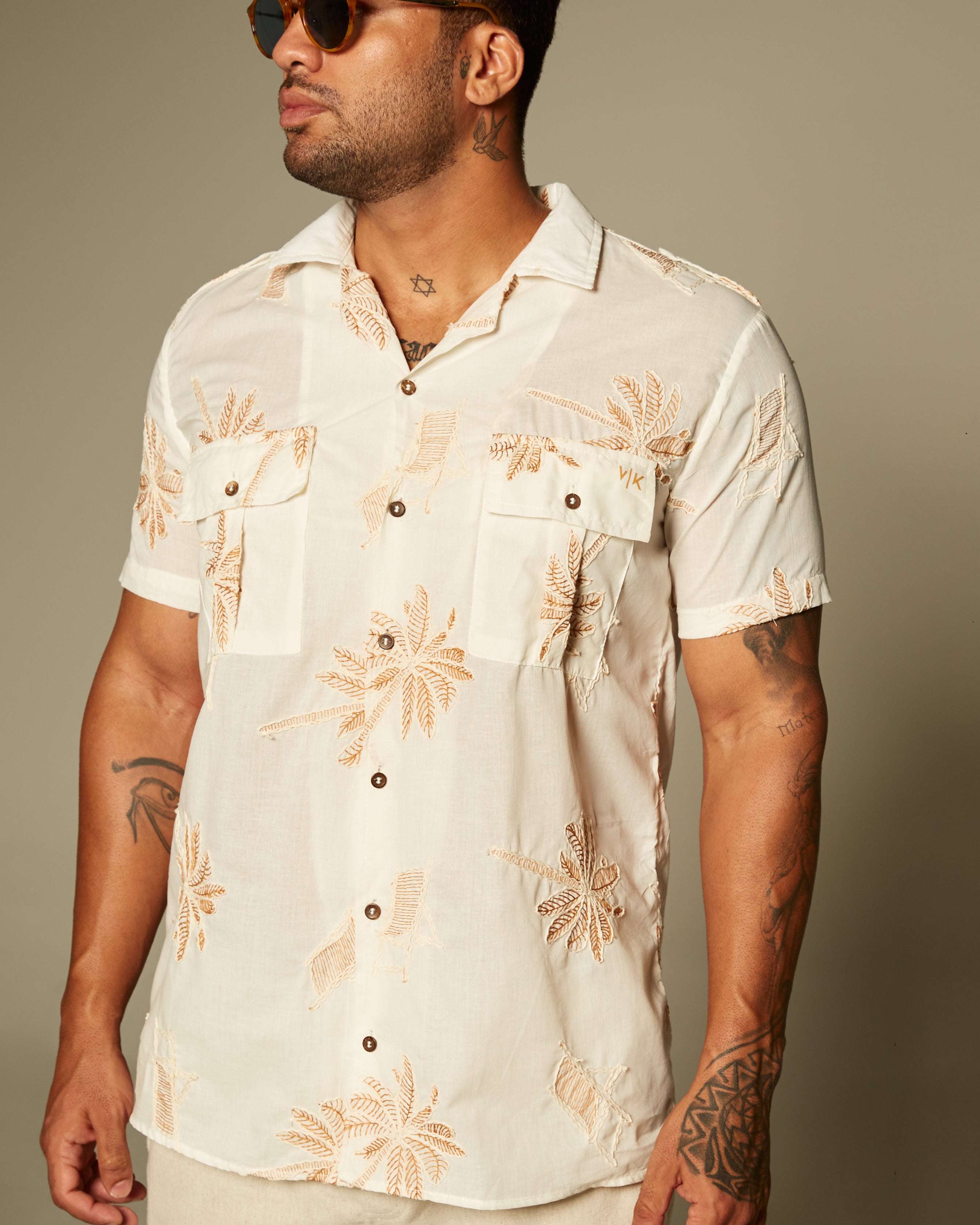 Camisa Manga Curta VK by VK Off Palms