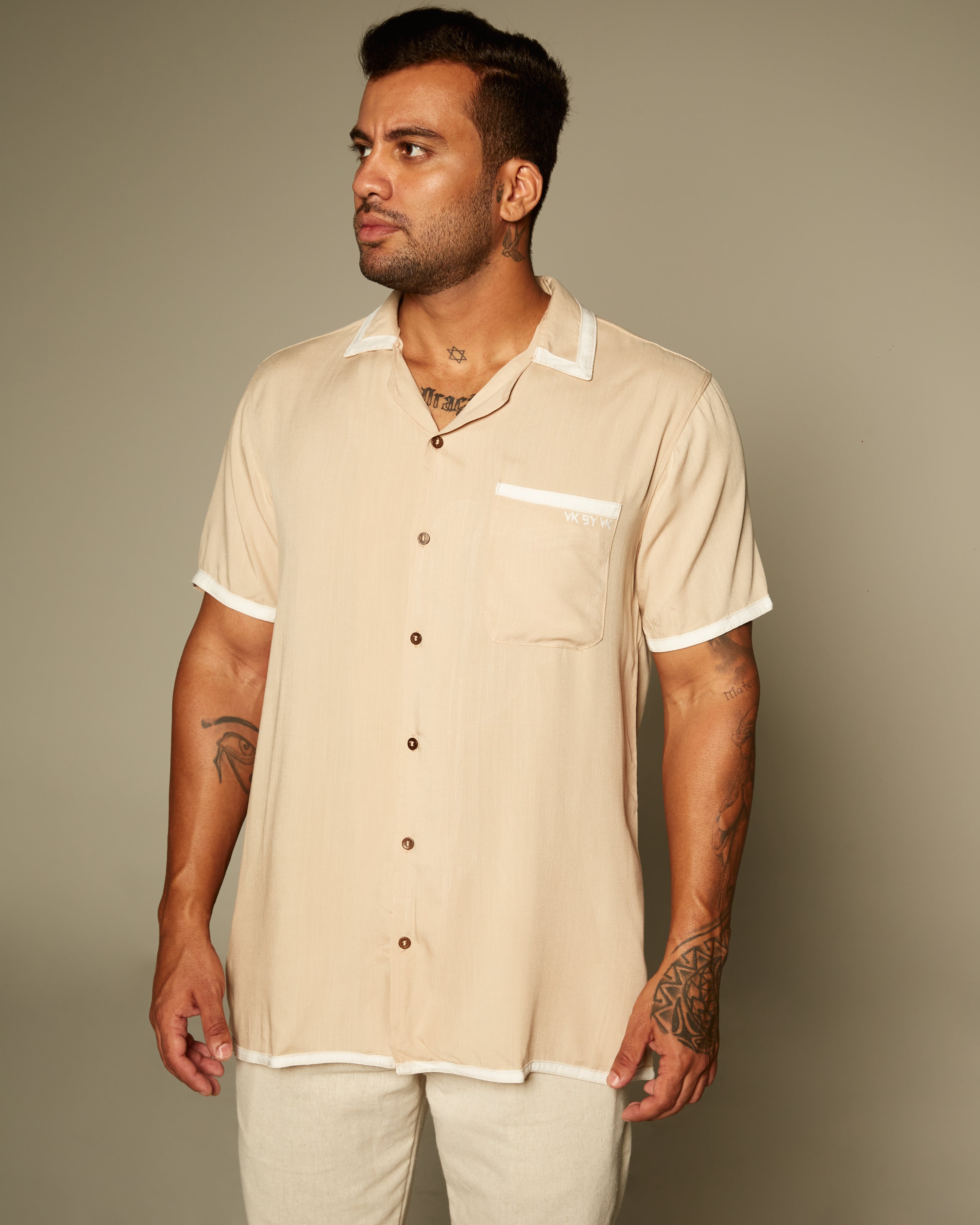 Camisa Manga Curta VK by VK Gola Cubana