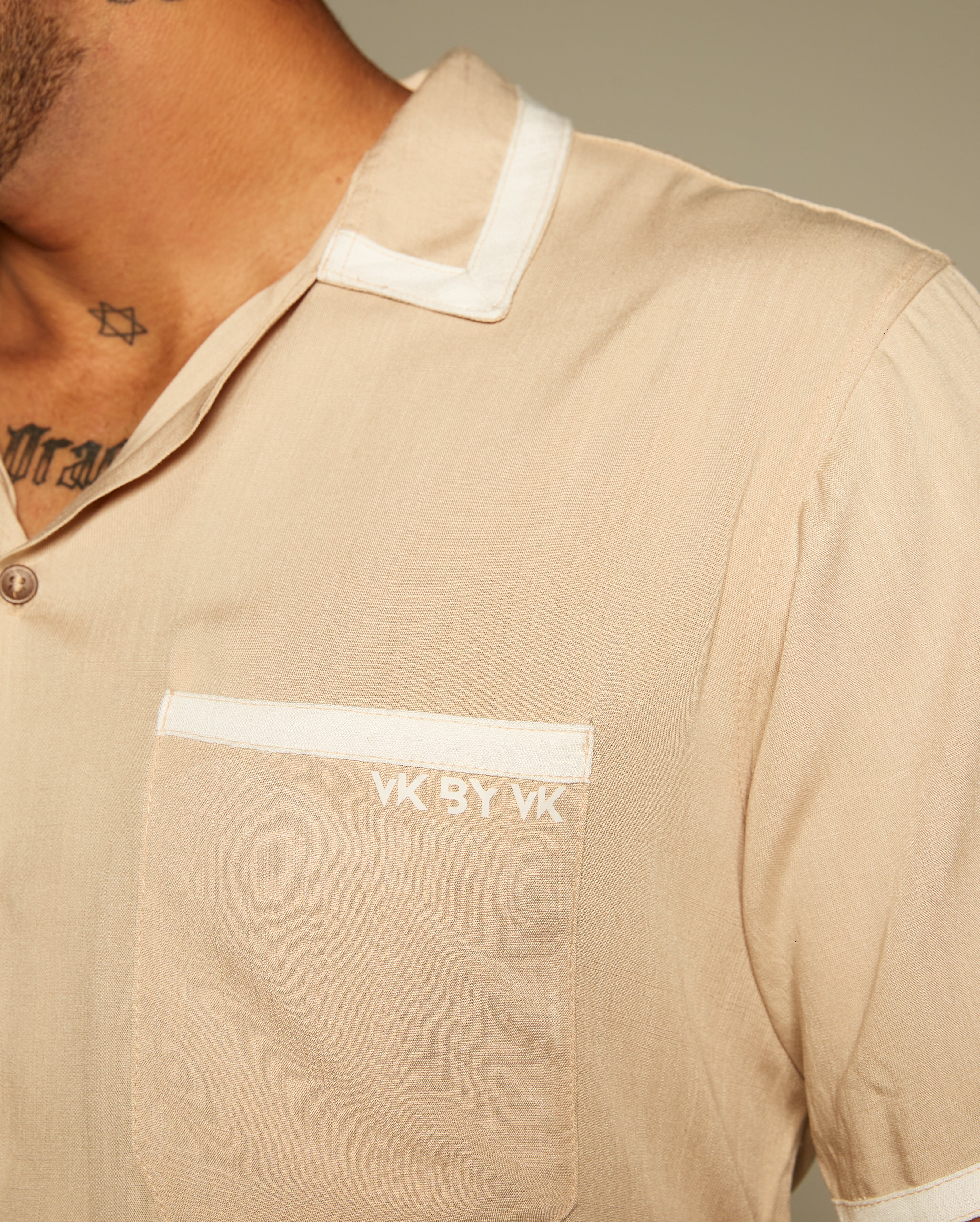 Camisa Manga Curta VK by VK Gola Cubana