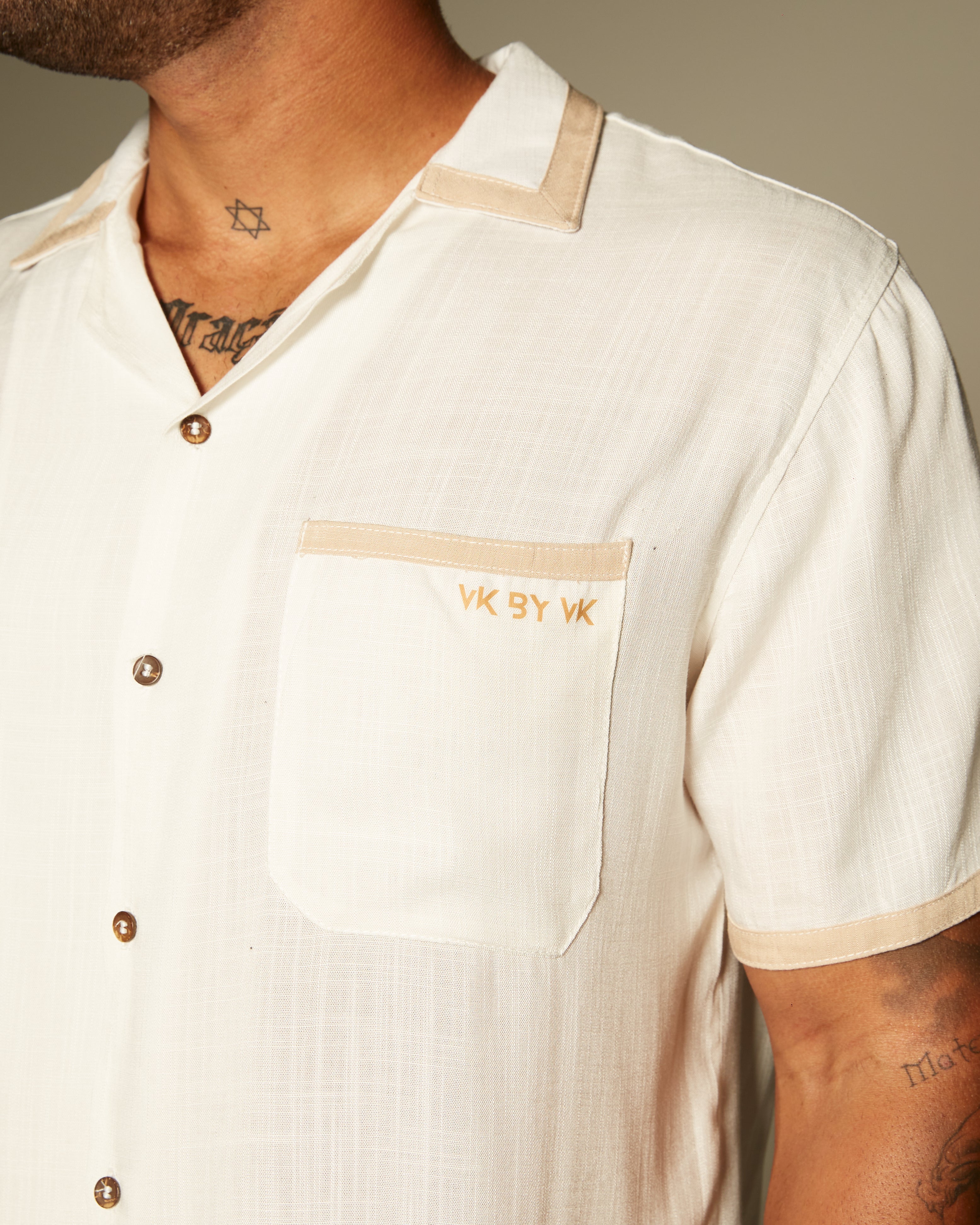 Camisa Manga Curta VK by VK Gola Cubana