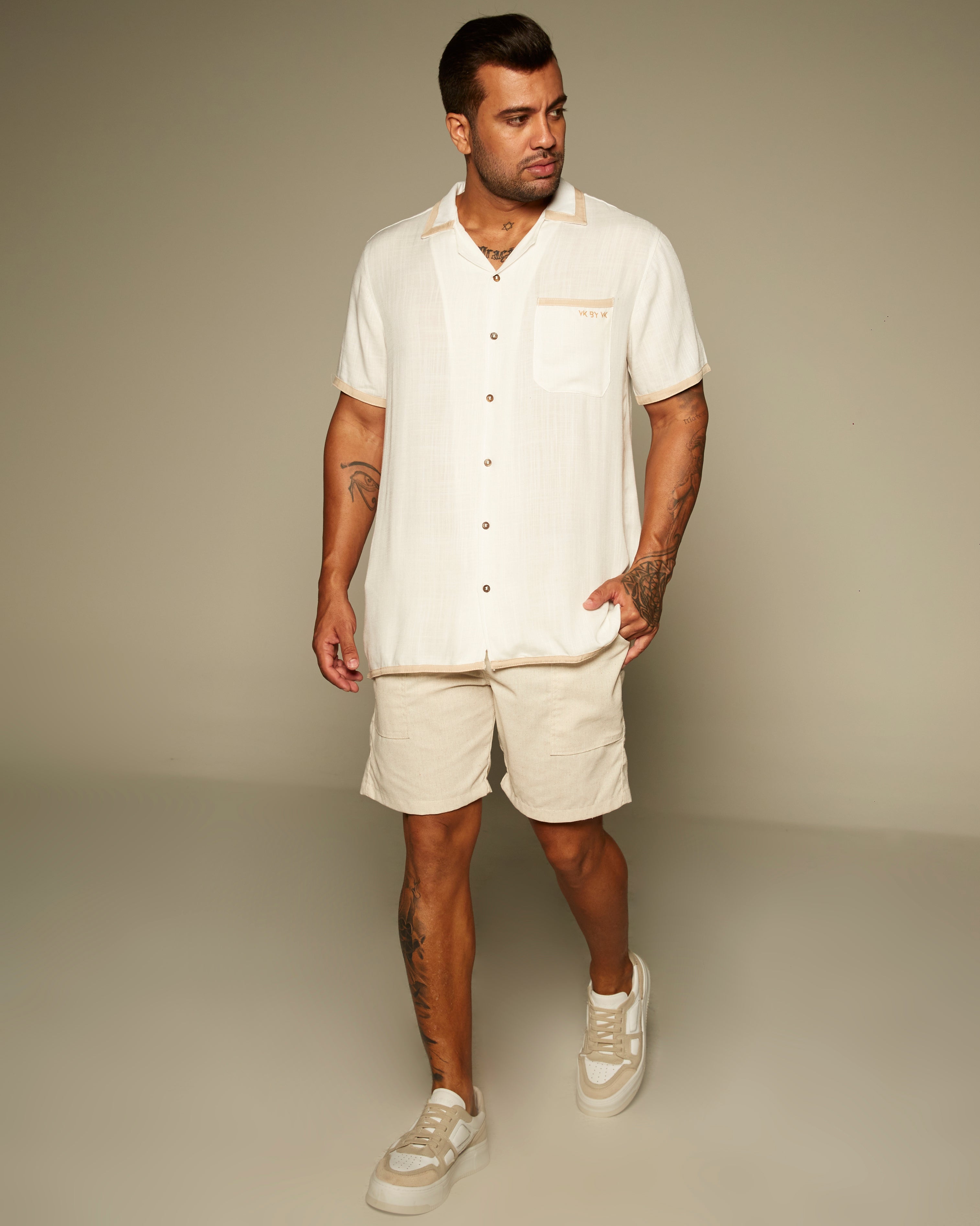 Camisa Manga Curta VK by VK Gola Cubana