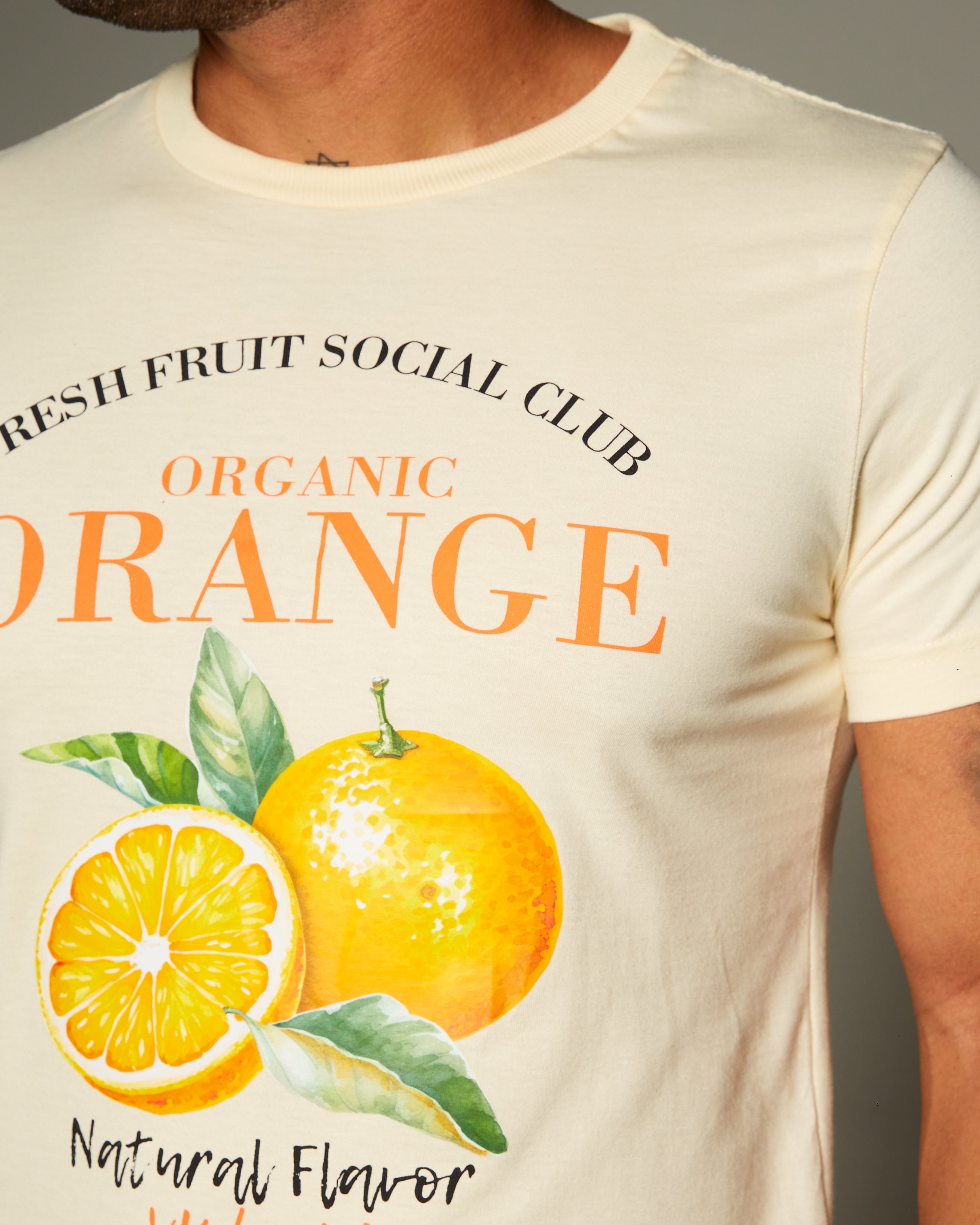 Camiseta naranja orgánica VK by VK