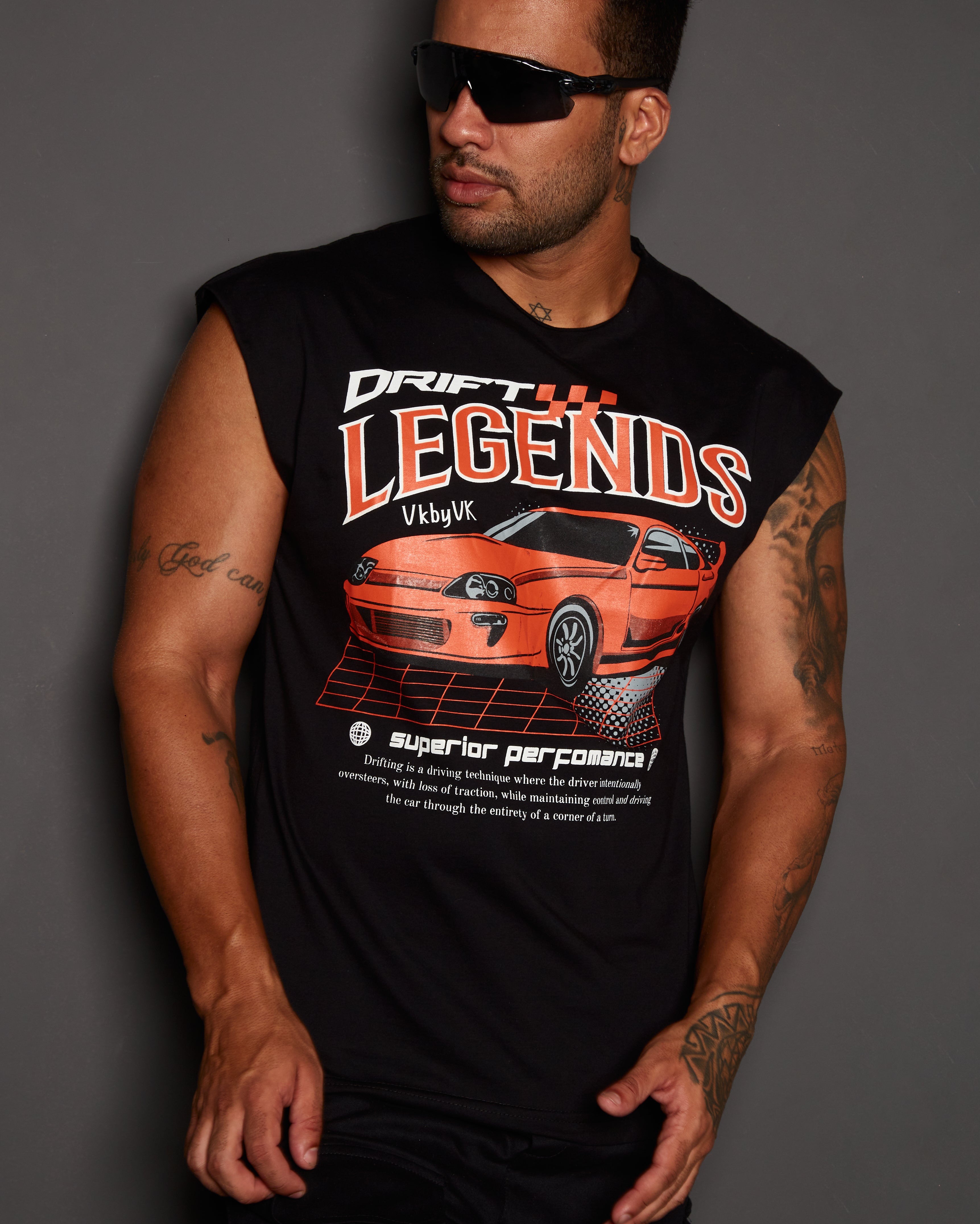 Camiseta sin mangas VK by VK Drift Legends