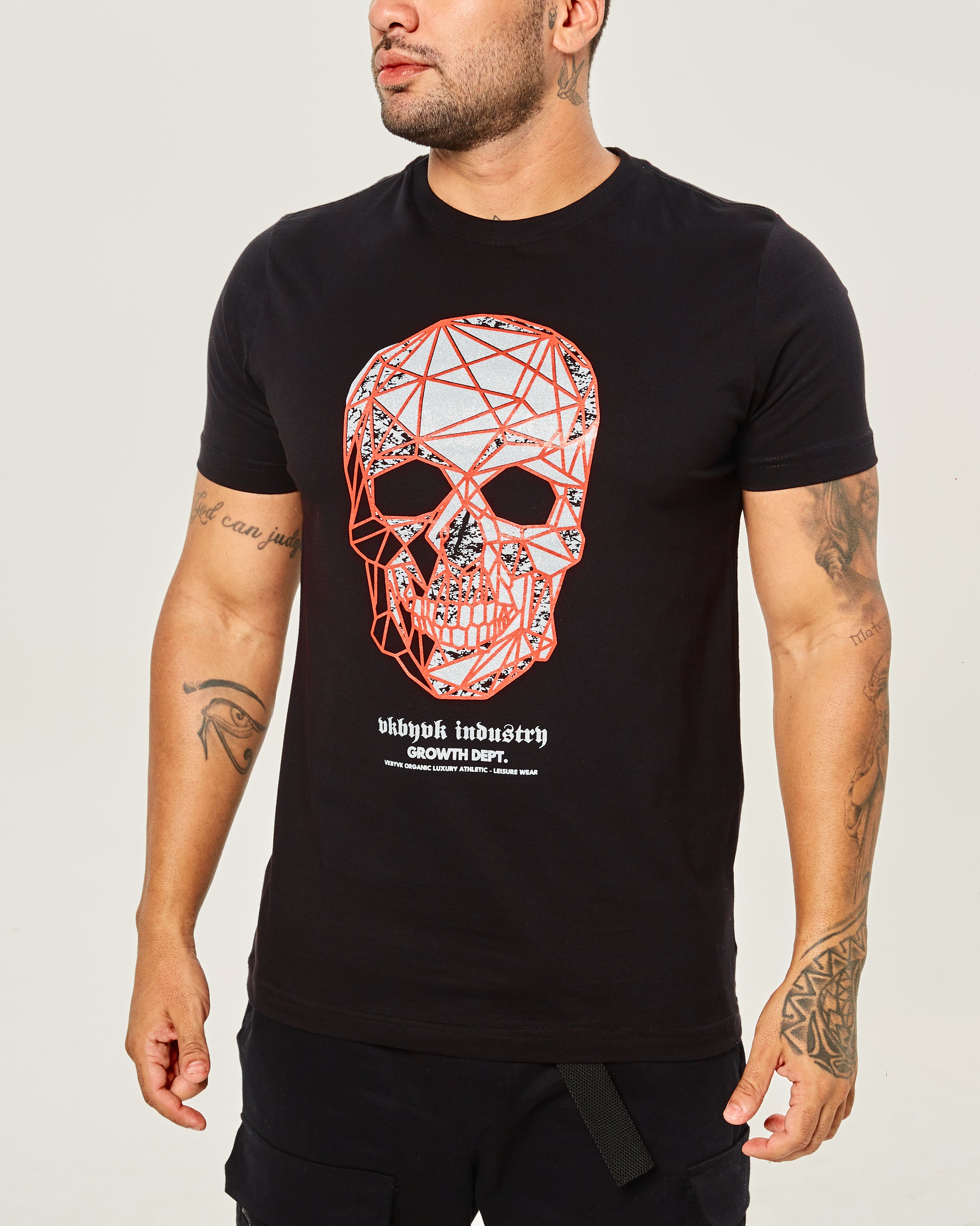 Camiseta VK by VK Skull Metallic Luxury