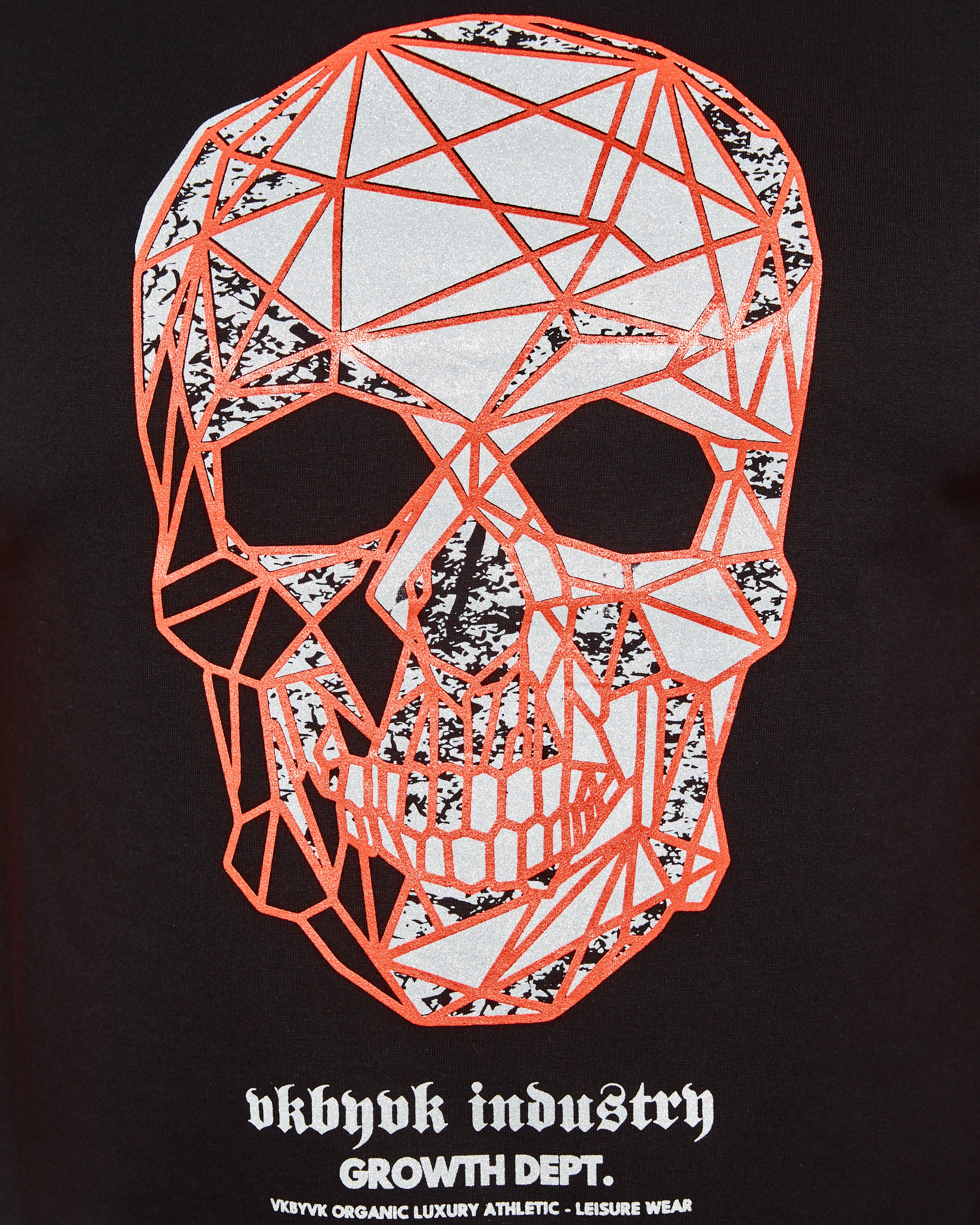 Camiseta VK by VK Skull Metallic Luxury