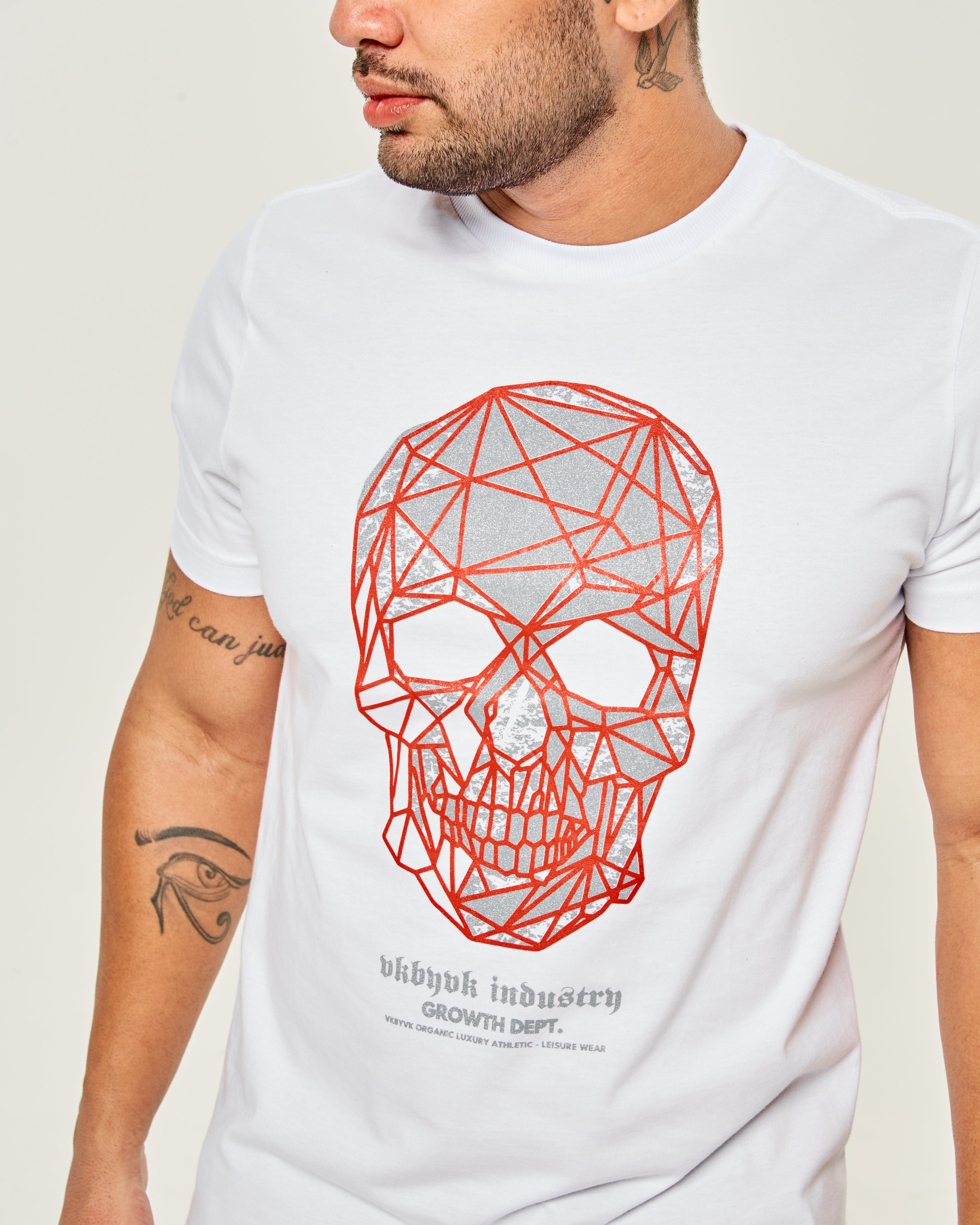 Camiseta VK by VK Skull Metallic Luxury