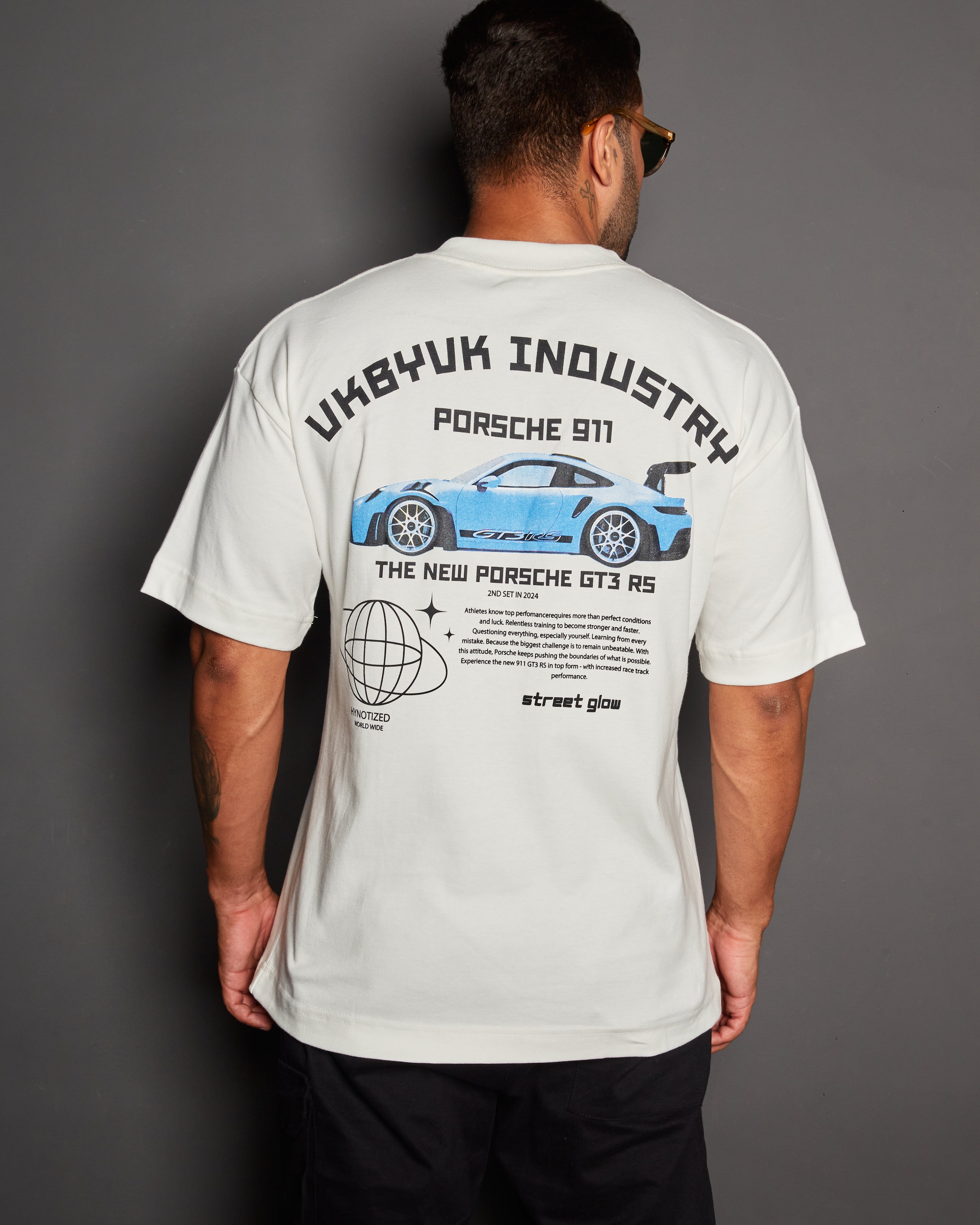 Camiseta Oversized VK by VK Porsche 911 | Conforto e Estilo Automotivo